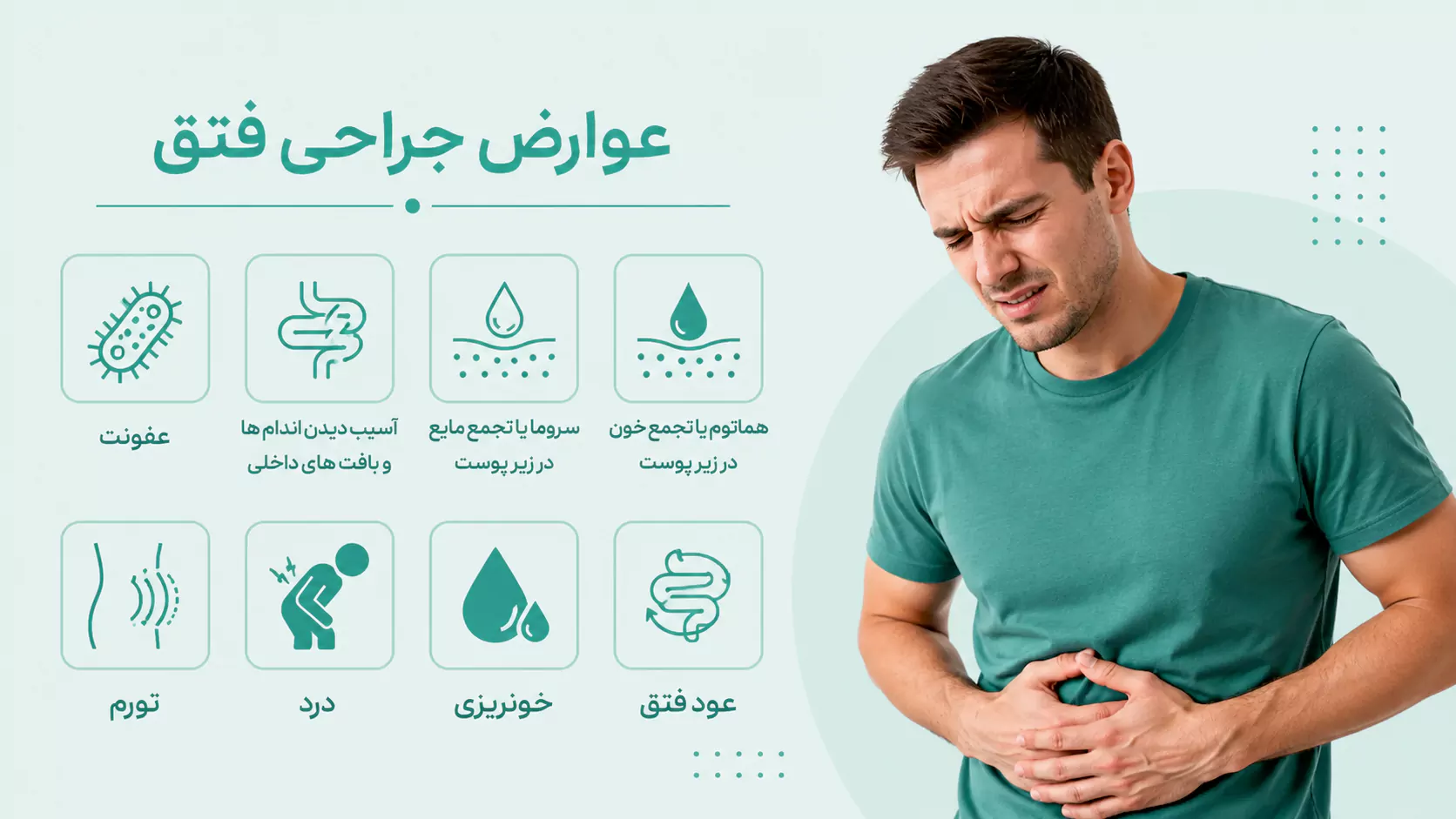 عوارض بعد از عمل فتق عوارض بعد از جراحی هرنی
